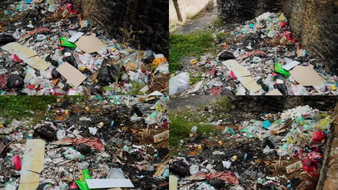垃圾堆垃圾场生活垃圾环境污染