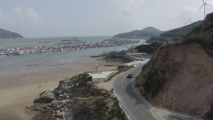 海滨公路 海边车 老车 灰度 4k 归乡