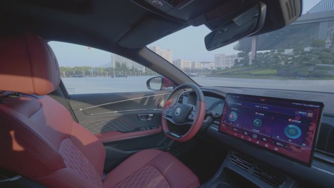 比亚迪新能源汽车 无人驾驶 方向盘转向