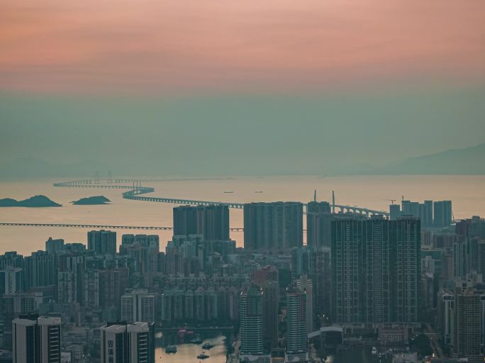 港珠澳大桥日出_20220724