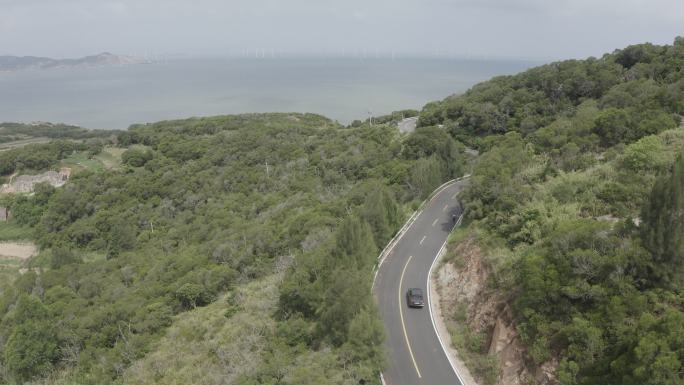 山路 乡村车 老车 灰度 4k 归乡