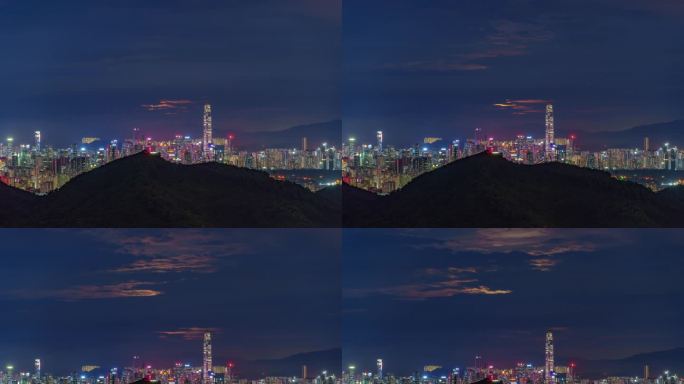 平安金融中心夜景20220714