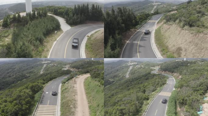 海滨公路 海边车 老车 灰度 4k 归乡