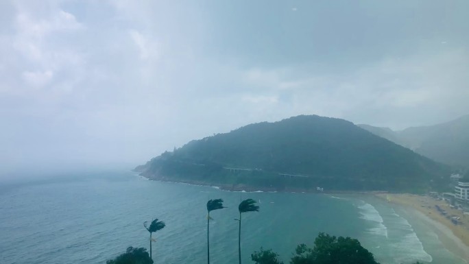 海边风雨流云延时1080P