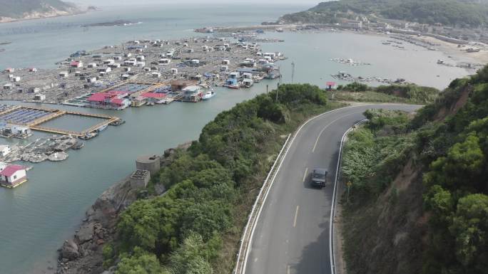 海滨公路 海边车 老车 灰度 4k 归乡