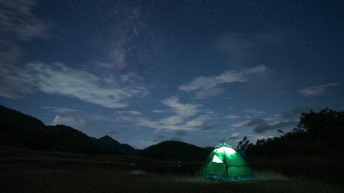 「4k原创」清远夏季星空延时