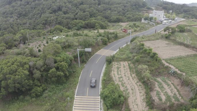 乡村公路 乡村车 老车 灰度 4k 归乡