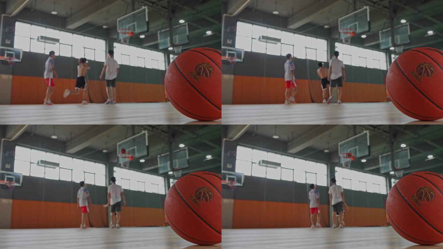 打篮球 -升格拍摄精彩投篮