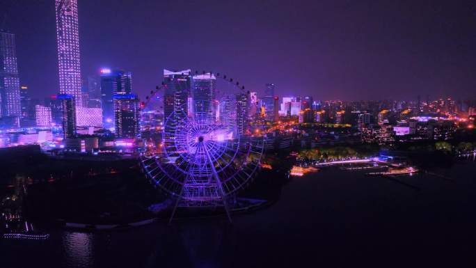 苏州金鸡湖 夜景