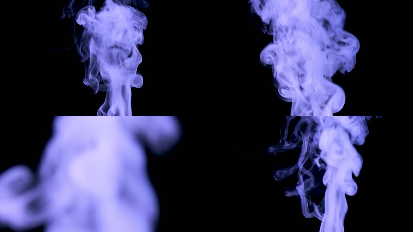 摄像机拍摄4K青烟 浓淡虚实烟雾视频