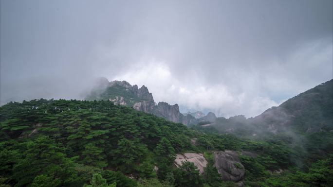 黄山光明顶云海延时