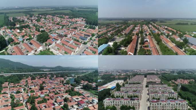 邹平农村和社区空镜头