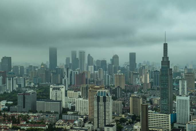疫情下的 南京城市空镜
