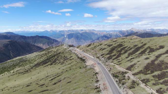 西藏 航拍 空镜 原创 4k 群山 大景