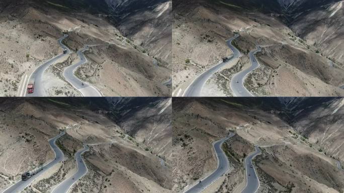 西藏 怒江72拐 天路72拐 航拍 原创