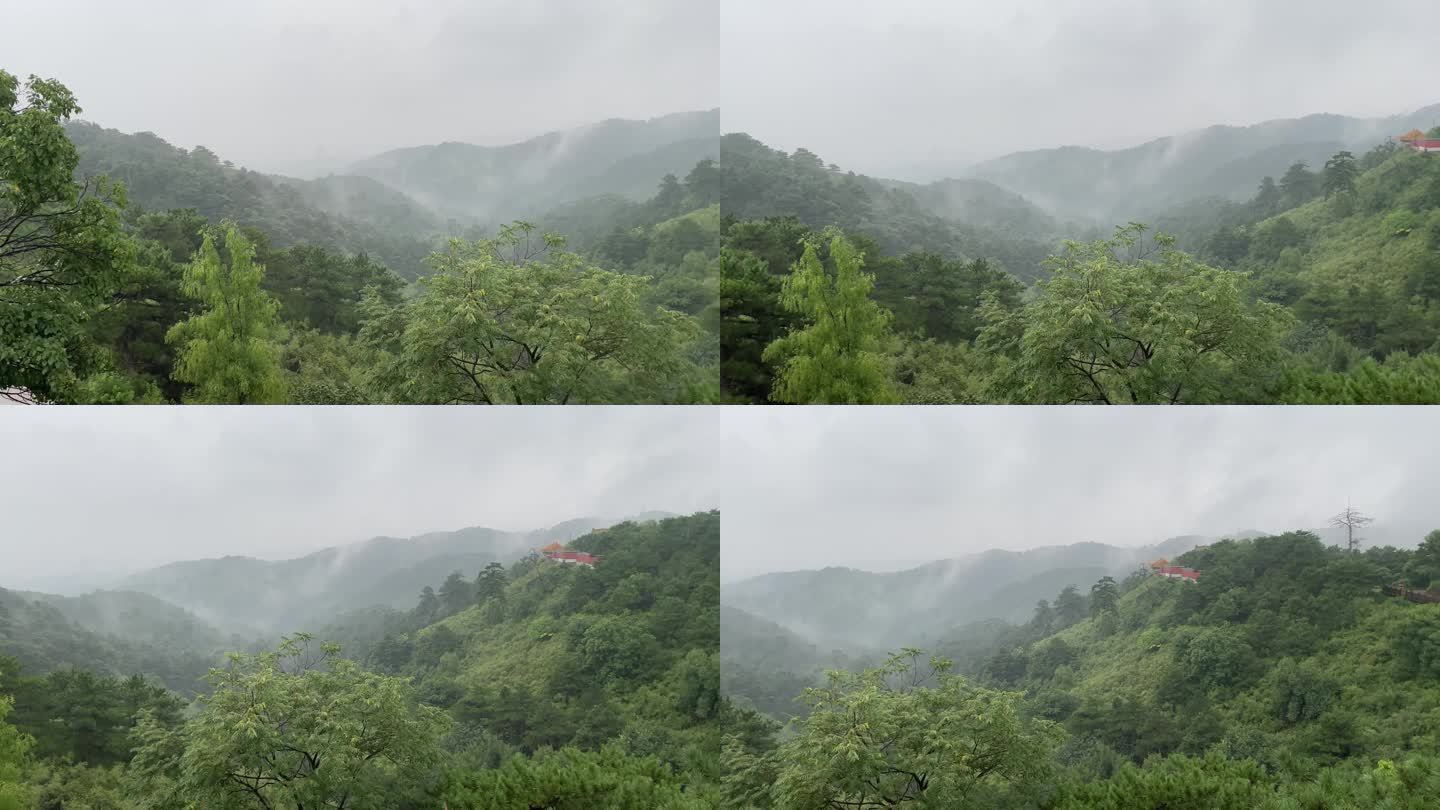 雨中避暑山庄