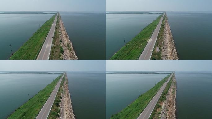 江西鄱阳湖堤坝白白段X700