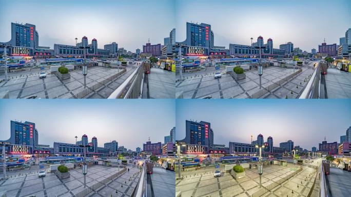 郑州火车站延时摄影-8K