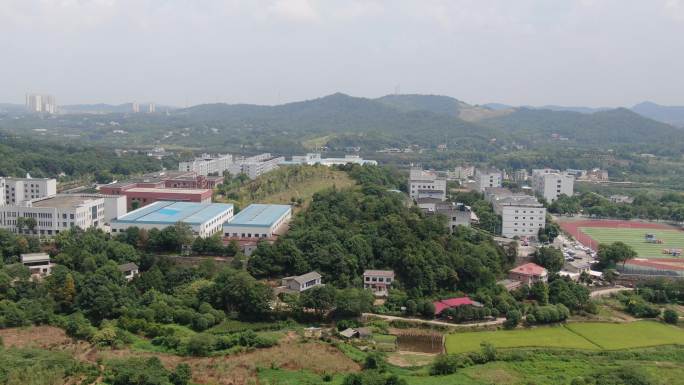 航拍长沙航空学院 (1)