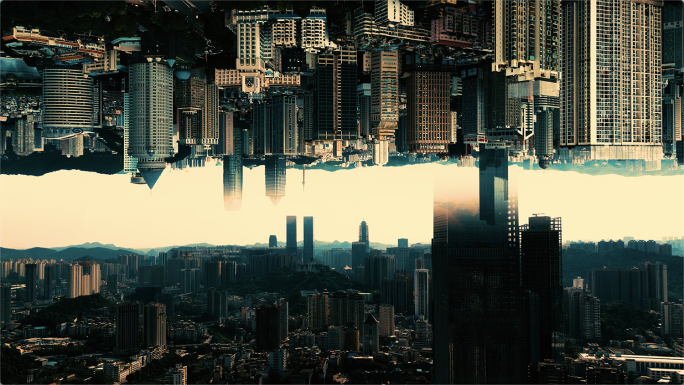 镜像城市城市反转盗梦空间未来科技城市