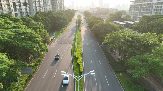 深圳疫情空城航拍