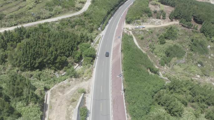 海滨公路 海边车 老车 灰度 4k