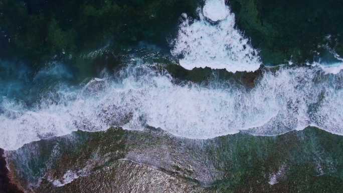 震撼大海海浪浪花