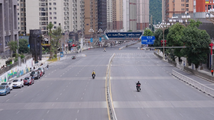 贵阳街景空城+已调色