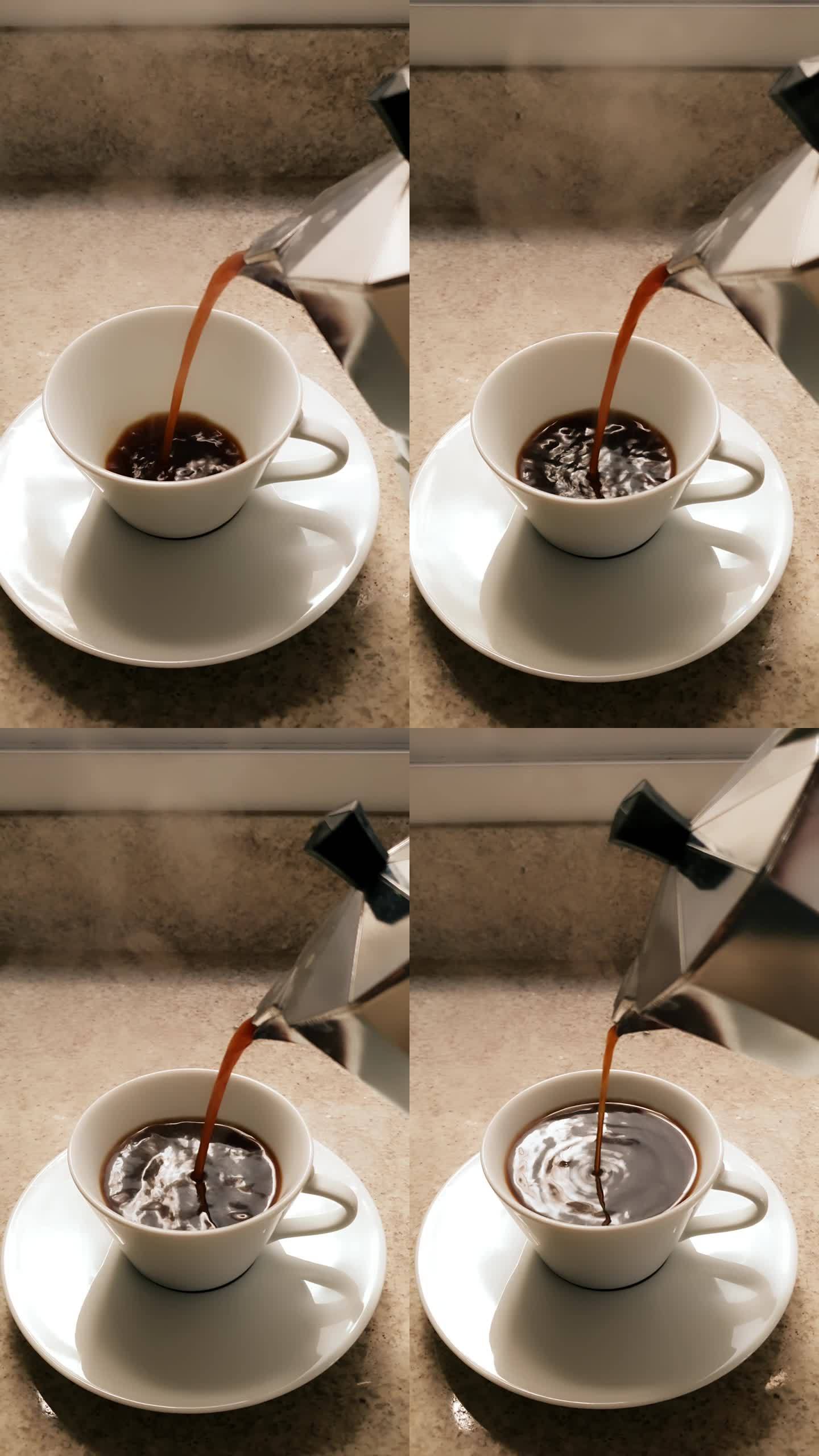 提供热咖啡温热暖心液体流出奶茶店