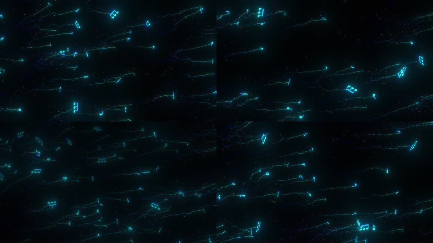 音符演奏背景无缝循环