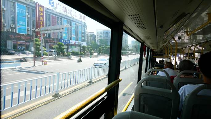 柳州 公交车窗外