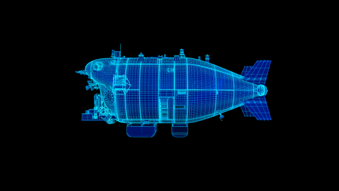 4k_全息投影_蛟龙号_潜水器