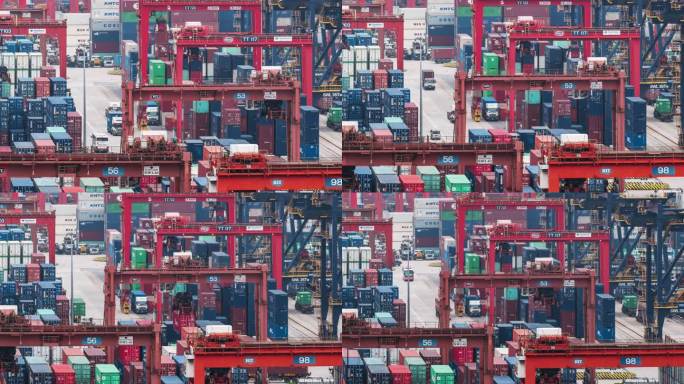 香港港口货物转运中心和集装箱运输的时效性