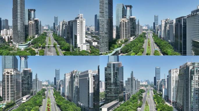 深圳疫情空城车公庙航拍