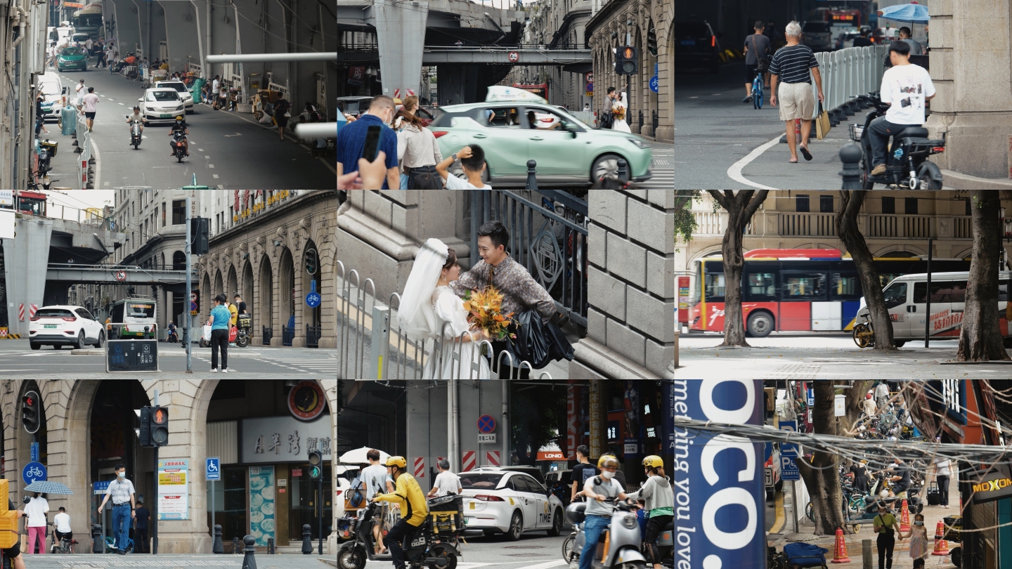 城市街道 人文 氛围 市井 生活