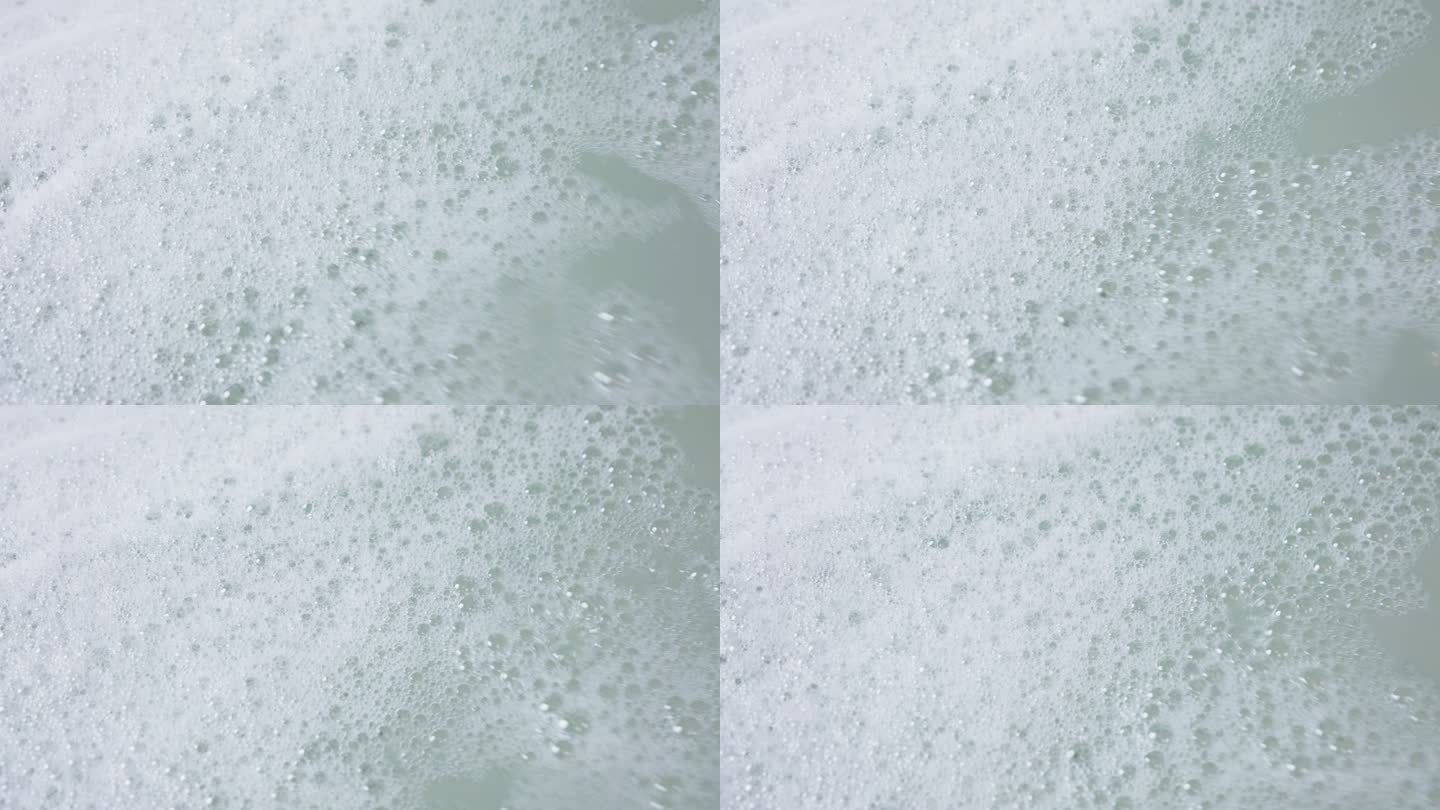 纹理背景：热水浴缸中的白色泡沫背景