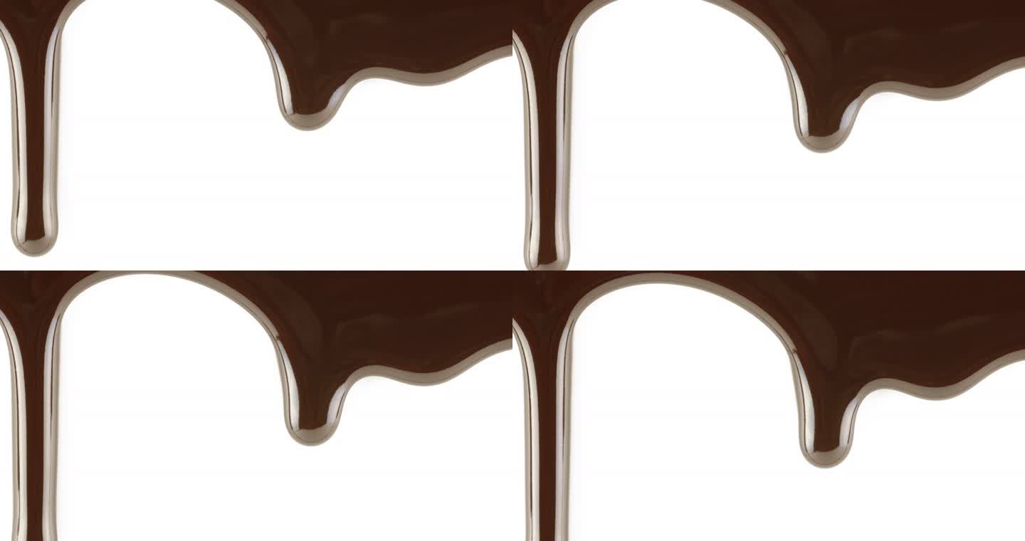 巧克力流美食制作巧克力原料精致巧克力