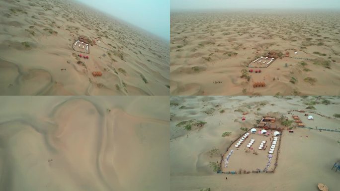 新疆塔克拉玛干沙漠沙漠营地