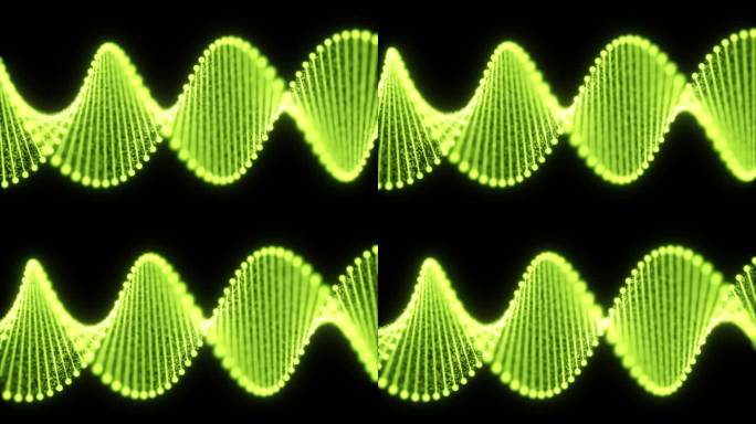 绿色科技医学DNA链条旋转