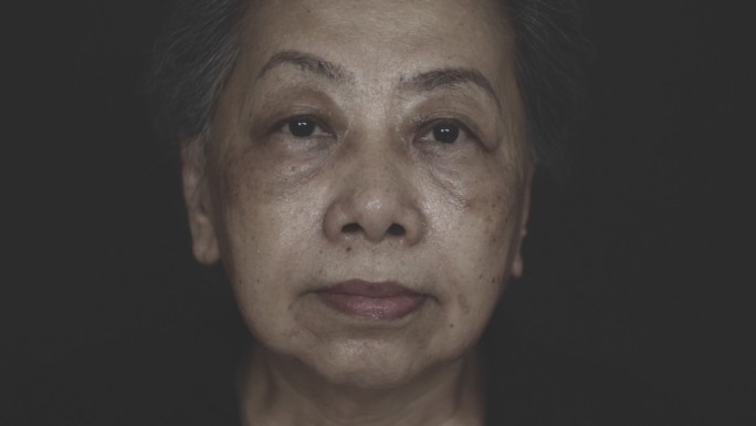 老龄化社会老年人妇女面部