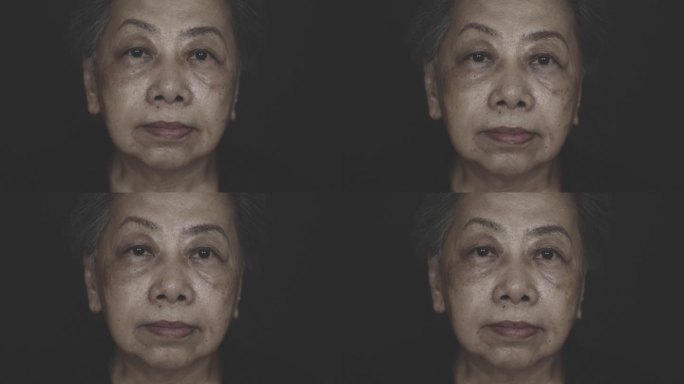 老龄化社会老年人妇女面部