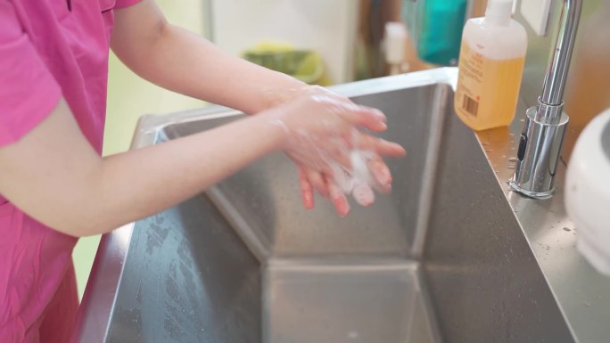 医护规范防疫正确七步洗手法 洗手液 消毒