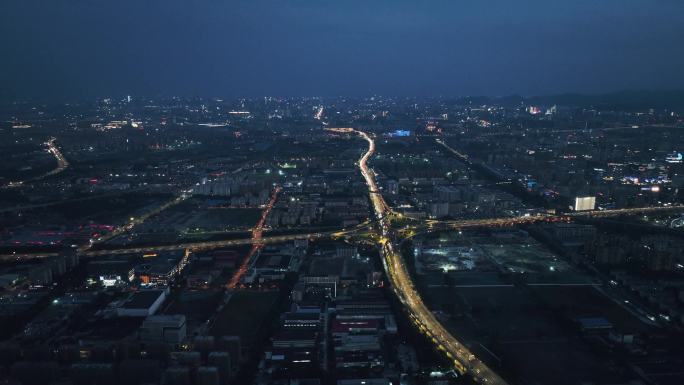 杭州夜景航拍-2