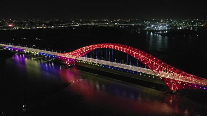 南沙 明珠湾大桥 夜景