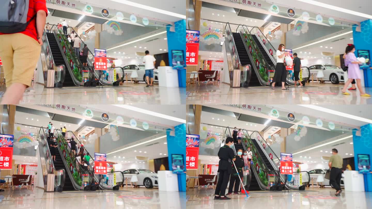 超市电梯延时