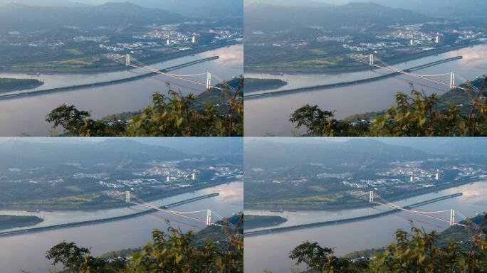长江 山水中国 西陵长江大桥