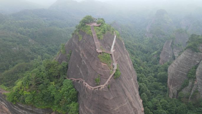 旅游景区湖南通道万佛山航拍 (13)