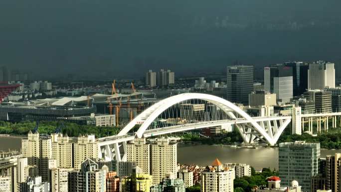 上海 台风天 极端天气 海市蜃楼