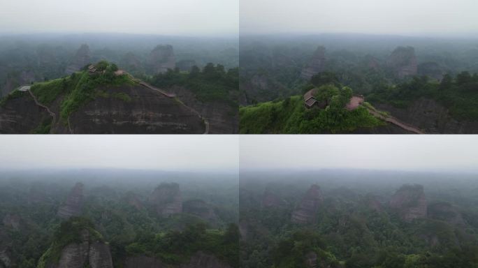 旅游景区湖南通道万佛山航拍 (15)