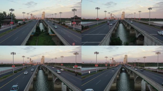 扬州广陵大桥车流